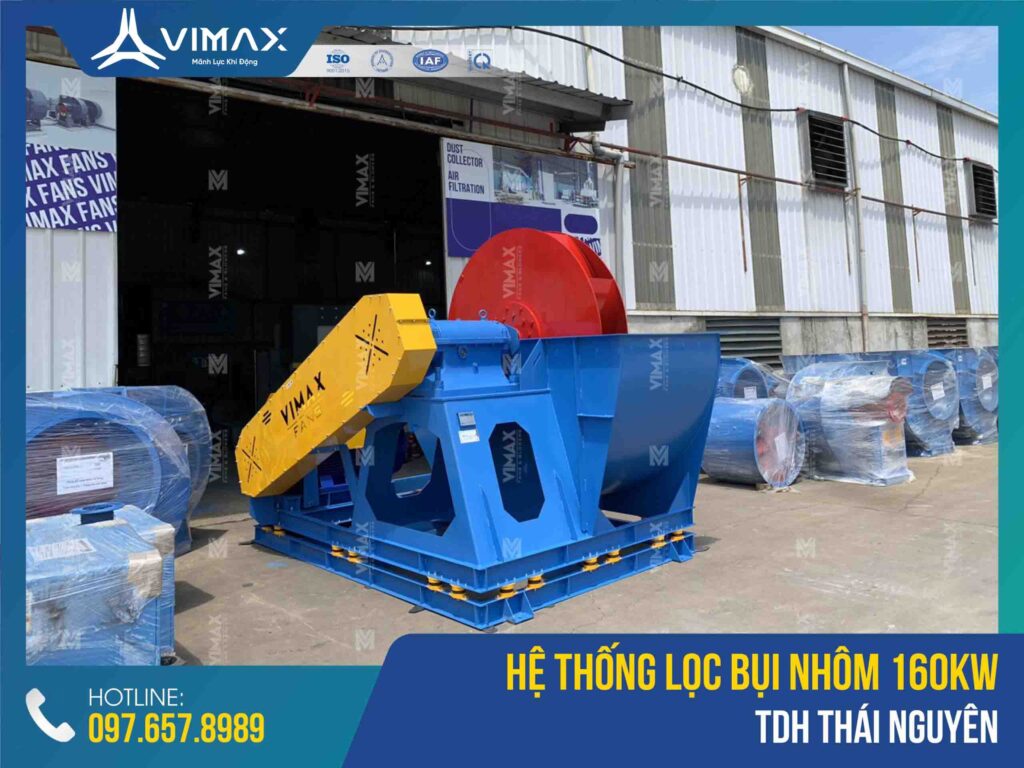 160KW Aluminum Dust Filter System - TDH Thai Nguyen - Vimax
