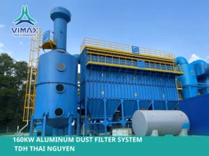 160KW Aluminum Dust Filter System - TDH Thai Nguyen