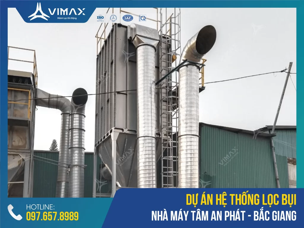 Dust extraction system of Tam An Phat factory - Vimax