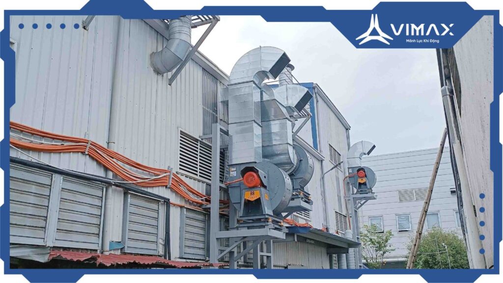 Fire protection fan project of Phuong Dong Plastic Factory-Vimax