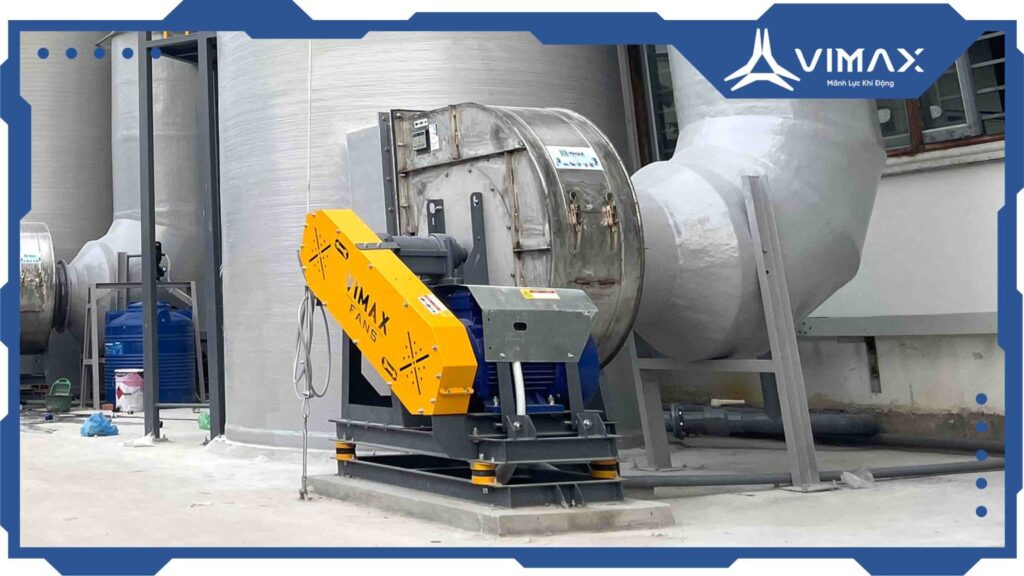 Fire protection industrial fan project at Vinh Lien factory-Vimax