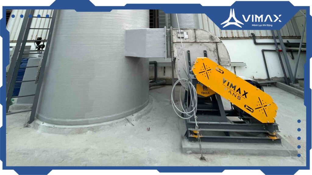 Fire protection industrial fan project at Vinh Lien factory-Vimax-3