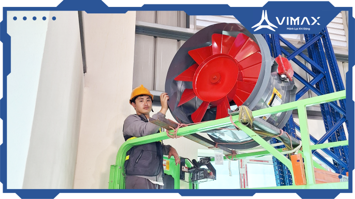 Smoke exhaust fan system for fire prevention incident at Thai Binh Thermal Power Plant-Vimax-1