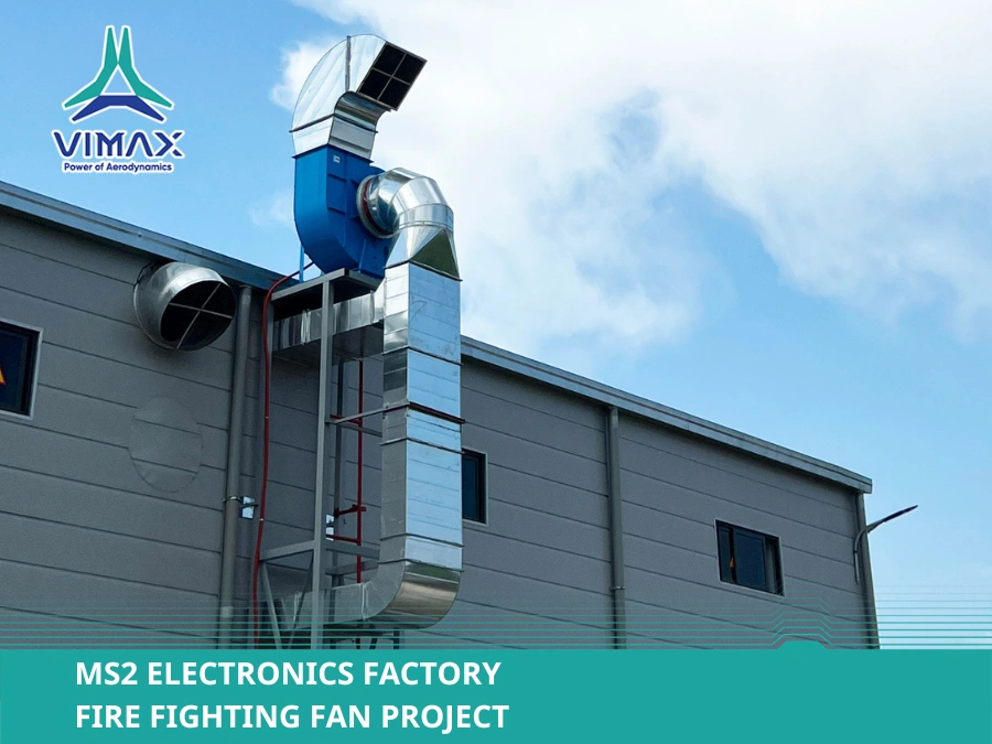 MS2 Electronics Factory Fire Fighting Fan Project