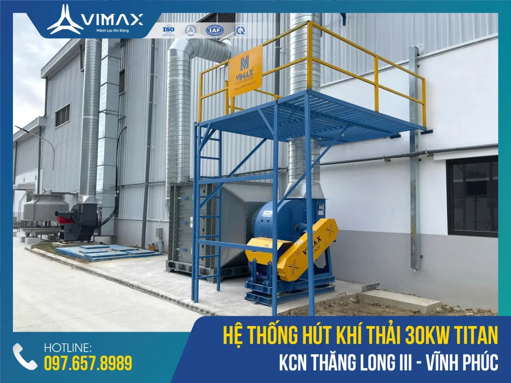 30KW Titan Exhaust System – Thang Long III Industrial Park - Vimax - 1