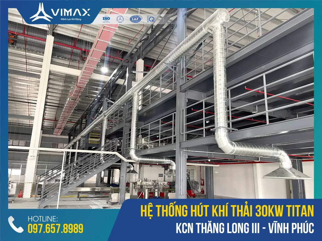 30KW Titan Exhaust System – Thang Long III Industrial Park - Vimax - 2