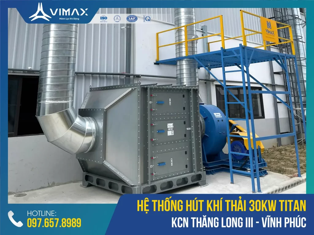 30KW Titan Exhaust System – Thang Long III Industrial Park - Vimax - 3