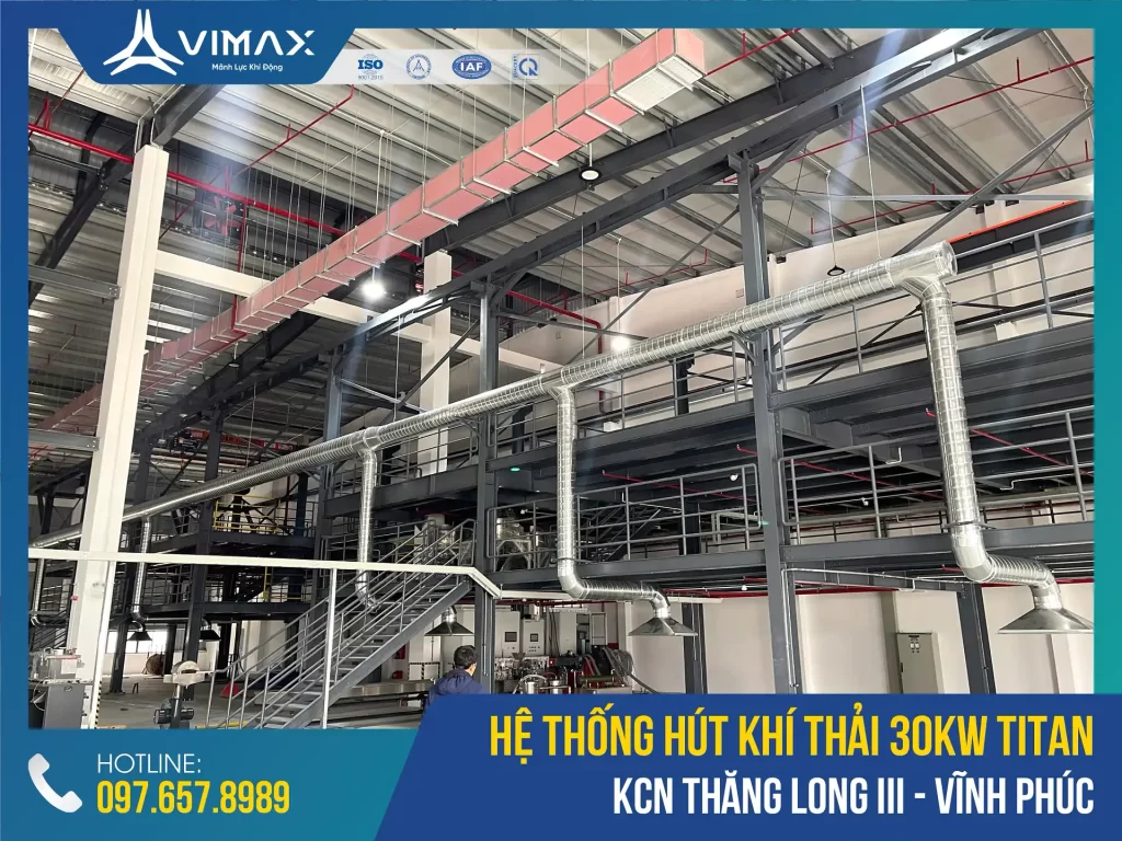 30KW Titan Exhaust System – Thang Long III Industrial Park - Vimax - 4