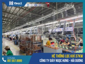 37KW Air Filter System Ngoc Hung Shoe Factory - Vimax - 1