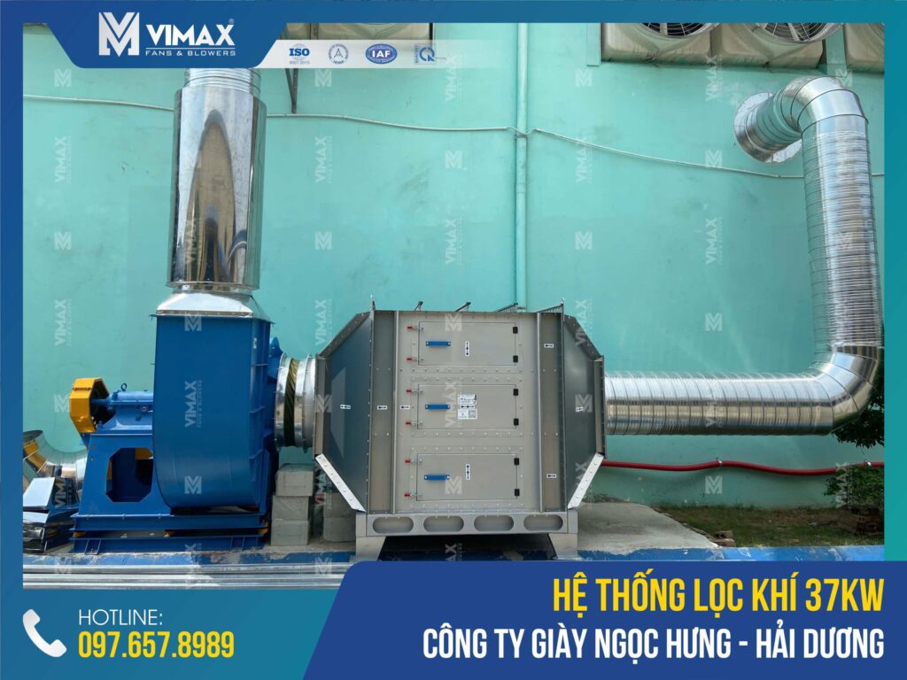 37KW Air Filter System Ngoc Hung Shoe Factory - Vimax - 3