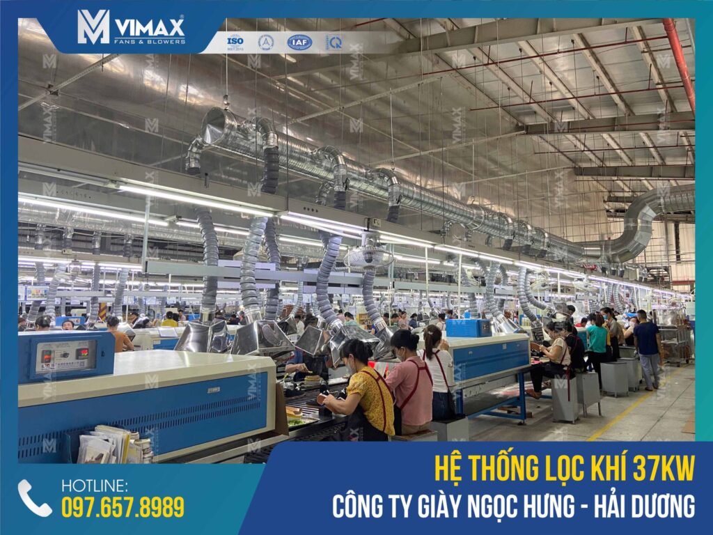 37KW Air Filter System Ngoc Hung Shoe Factory - Vimax - 4