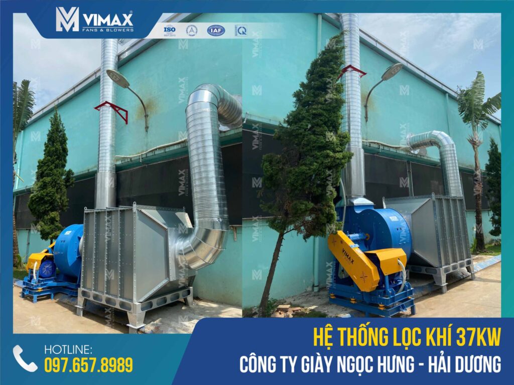 37KW Air Filter System Ngoc Hung Shoe Factory - Vimax - 5