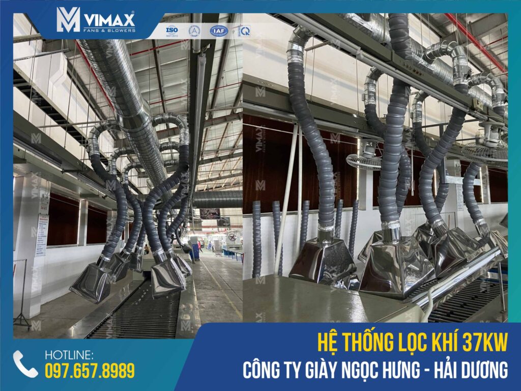 37KW Air Filter System Ngoc Hung Shoe Factory - Vimax - 6