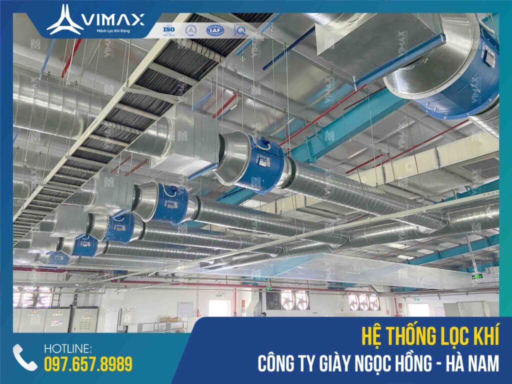Air Filtering System Of Ngoc Hong Shoe Factory - Ha Nam - Vimax - 1