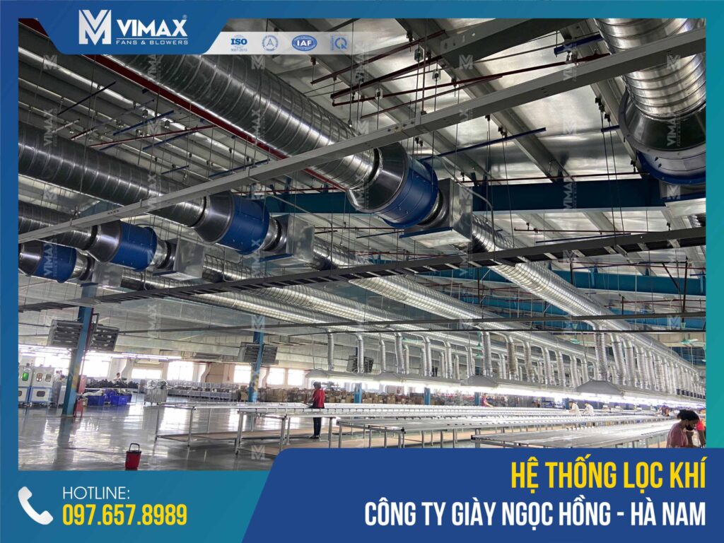Air Filtering System Of Ngoc Hong Shoe Factory - Ha Nam - Vimax - 3