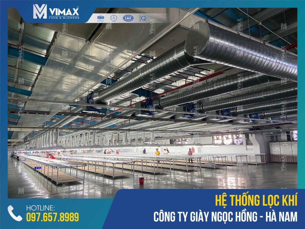 Air Filtering System Of Ngoc Hong Shoe Factory - Ha Nam - Vimax - 4