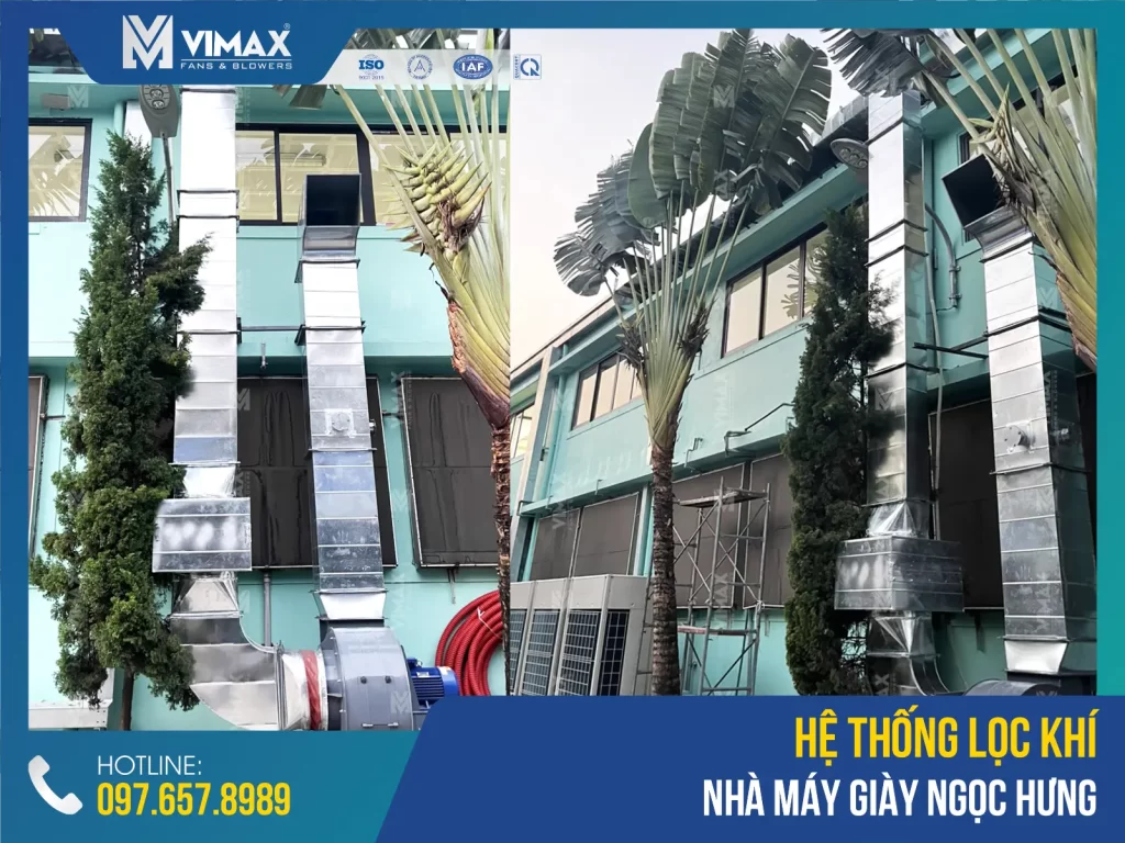 Air Filtering System Of Ngoc Hung Shoe Factory - Vimax - 3