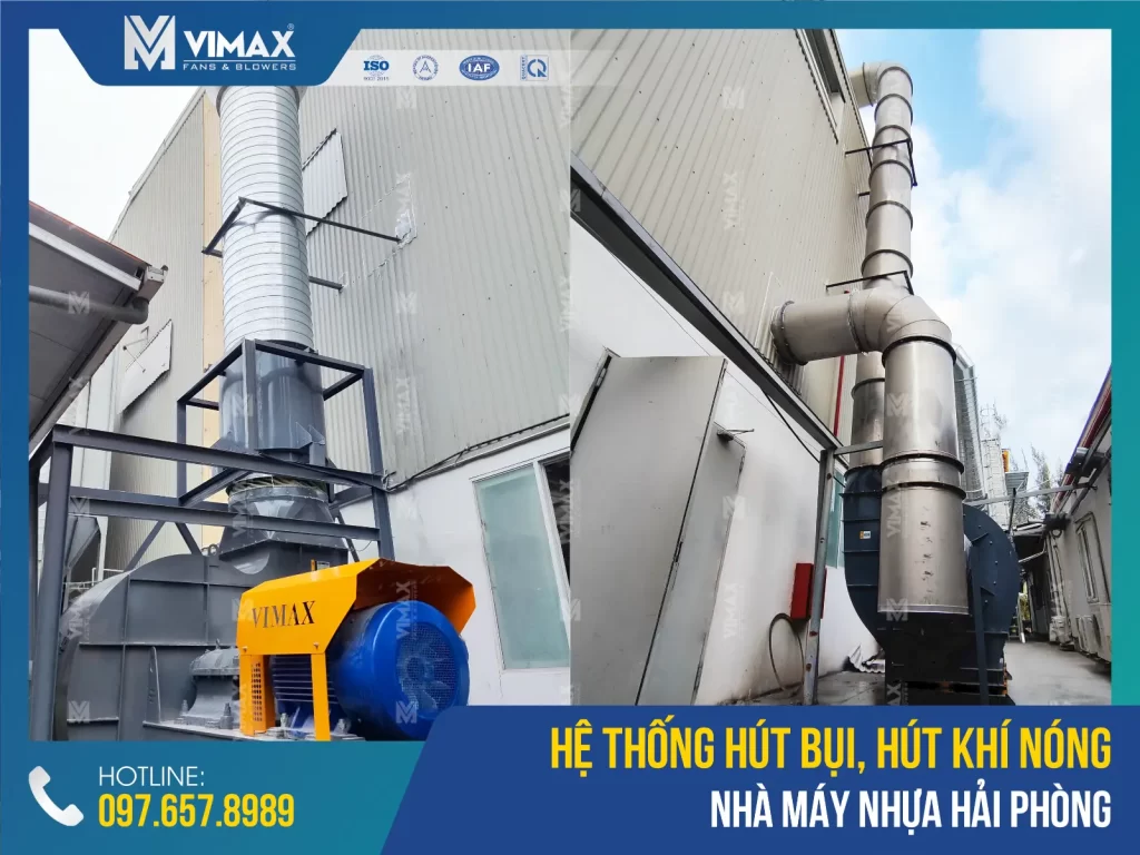 Dust Extraction And Air Filter System Of Hai Phong Plastic Factory - Vimax - 3