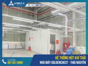 Exhaust System Of Goldenchest Factory - Thai Nguyen - Vimax - 1