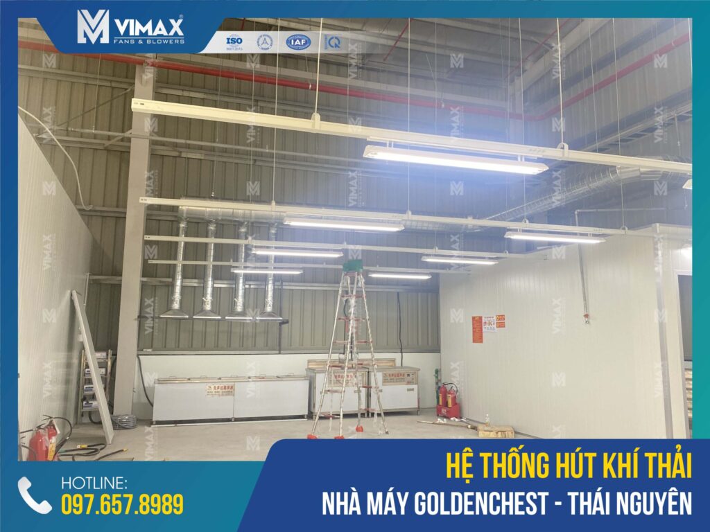 Exhaust System Of Goldenchest Factory - Thai Nguyen - Vimax - 3