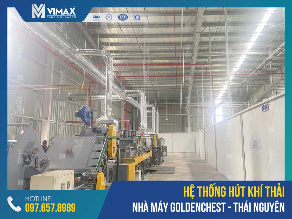 Exhaust System Of Goldenchest Factory - Thai Nguyen - Vimax - 6