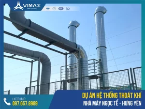 Exhaust System Of Ngoc Te Factory - Hung Yen - Vimax - 1