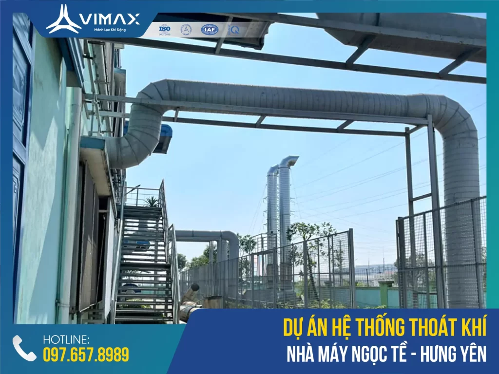 Exhaust System Of Ngoc Te Factory - Hung Yen - Vimax - 2