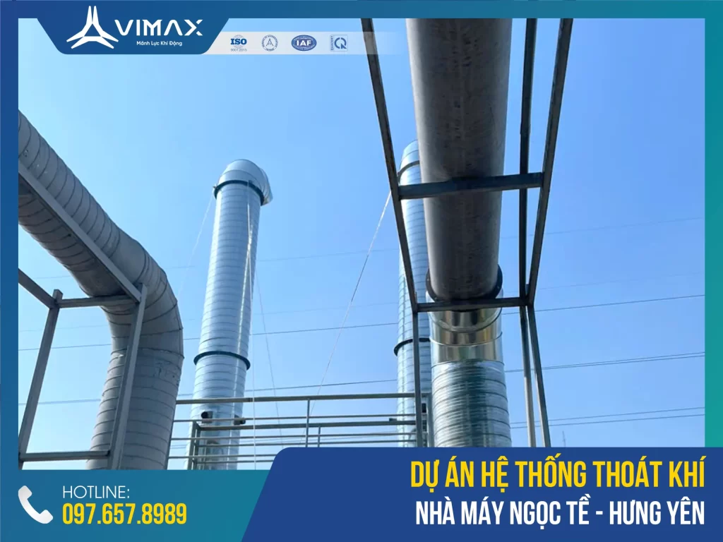 Exhaust System Of Ngoc Te Factory - Hung Yen - Vimax - 3