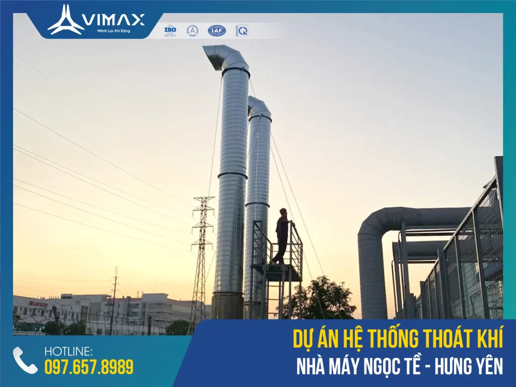 Exhaust System Of Ngoc Te Factory - Hung Yen - Vimax - 4