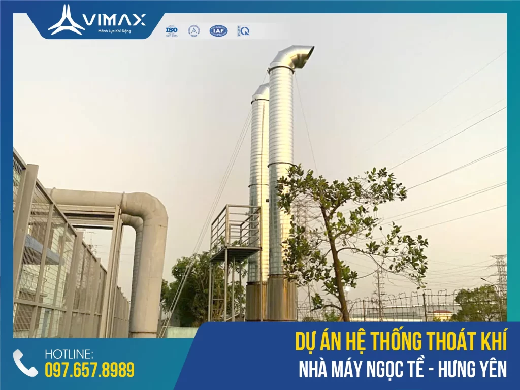 Exhaust System Of Ngoc Te Factory - Hung Yen - Vimax - 5