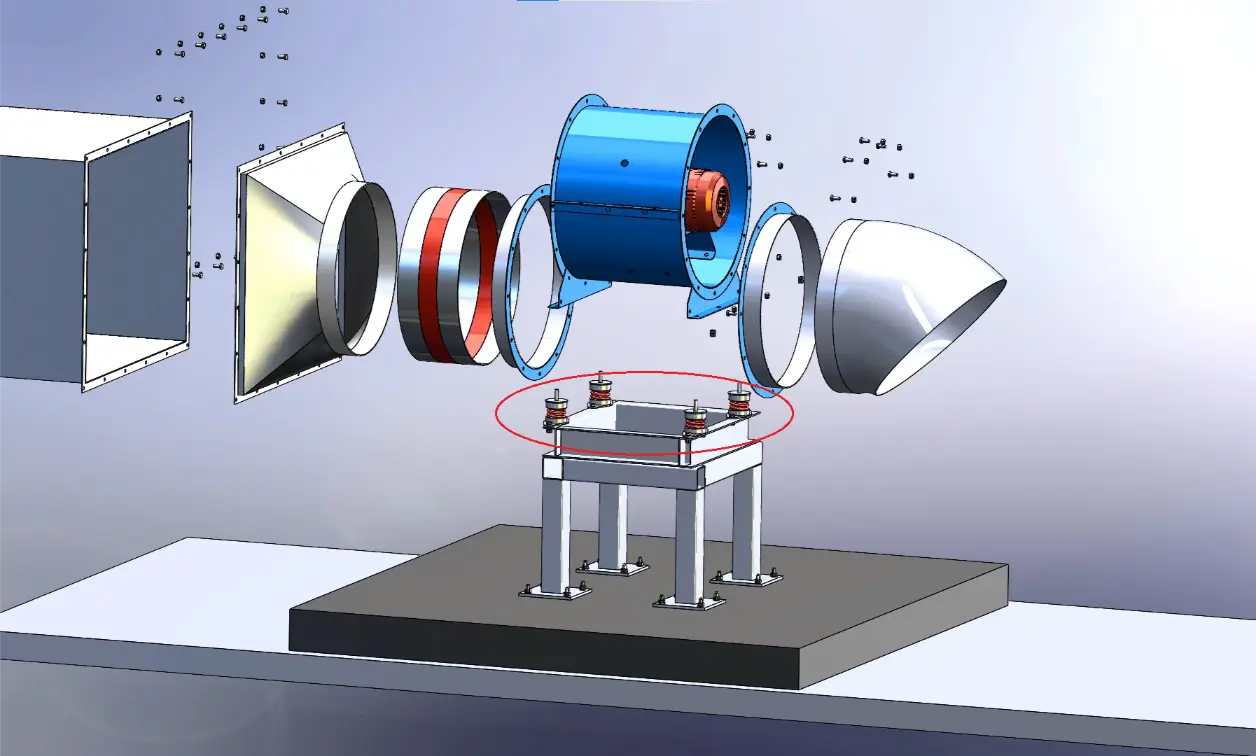 Installation Axial Fans - Vimax Step 3