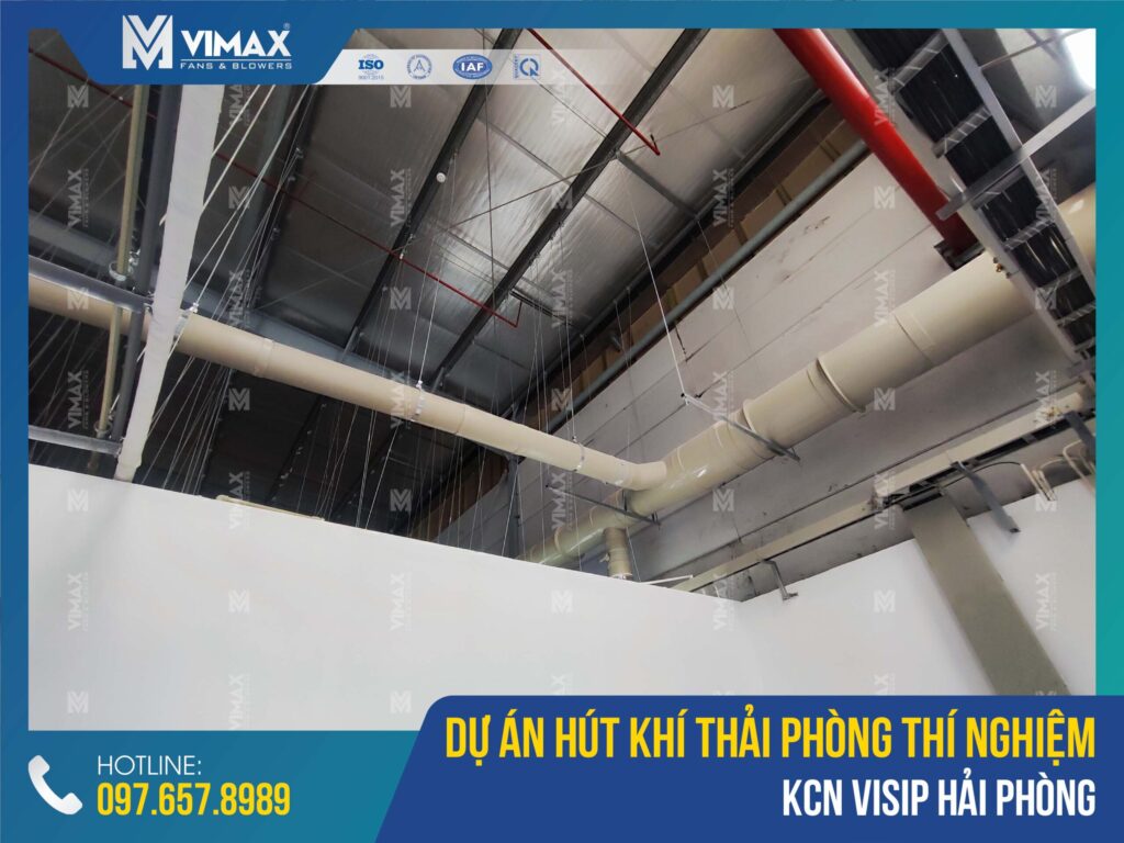 Laboratory Exhaust System - Vsip Hai Phong Industrial Park - Vimax - 3