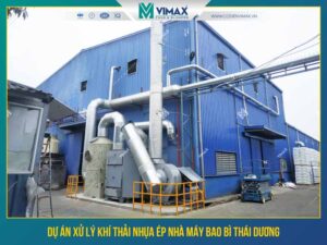 Plastic Exhaust Gas Treatment System Of Thai Duong Packaging Factory - Vimax - 1