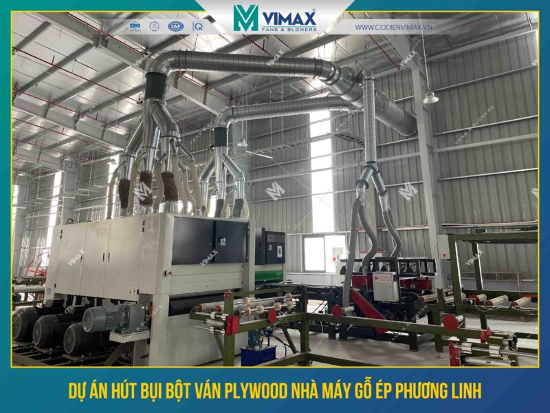 Plywood Powder Dust Extraction System Phuong Linh Plyood Factory - Vimax - 3