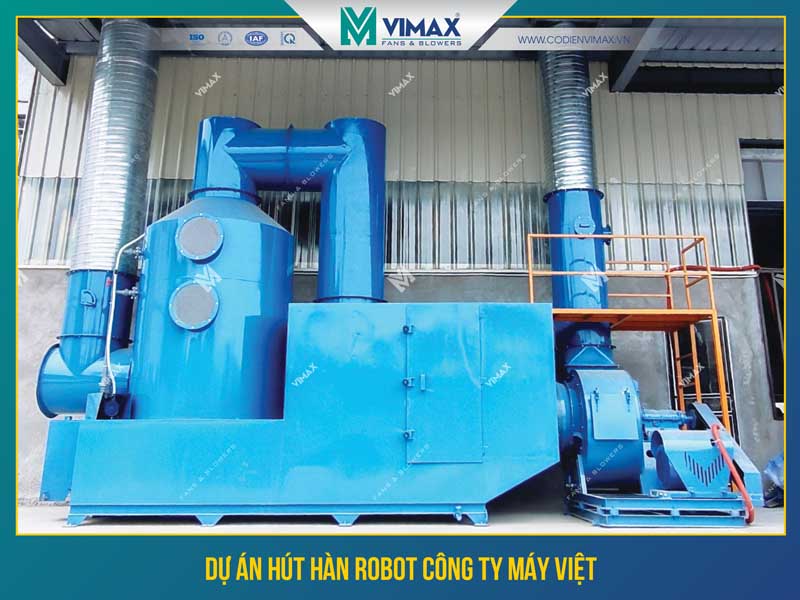 Robot Welding Dust Vacuum Cleaning System At Viet Machinery Company - Vimax - 1