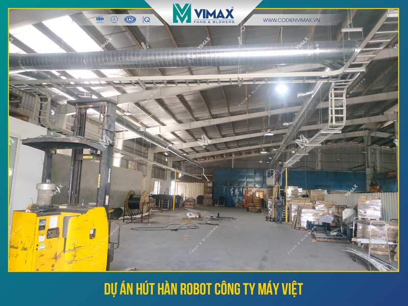 Robot Welding Dust Vacuum Cleaning System At Viet Machinery Company - Vimax - 2