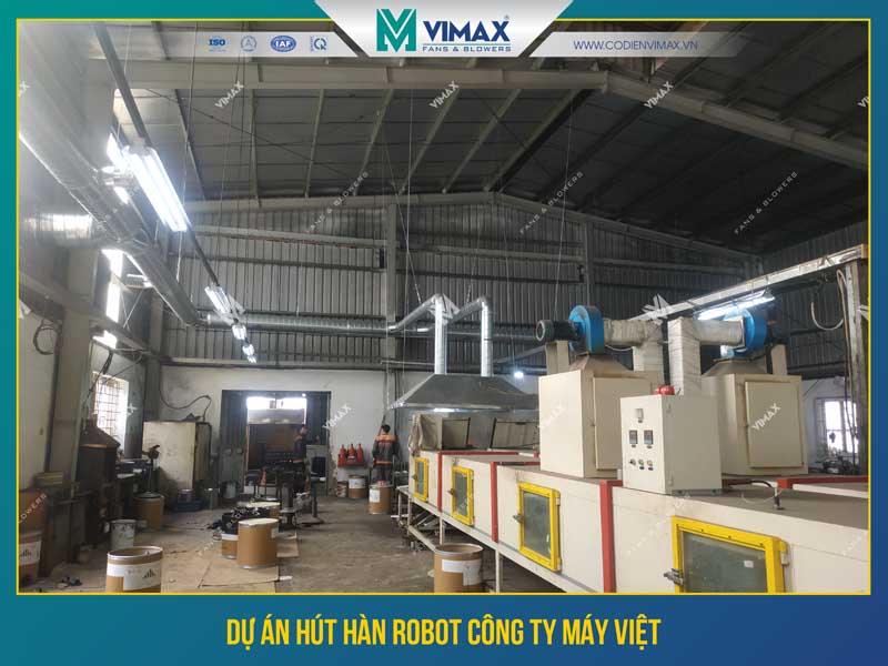Robot Welding Dust Vacuum Cleaning System At Viet Machinery Company - Vimax - 3