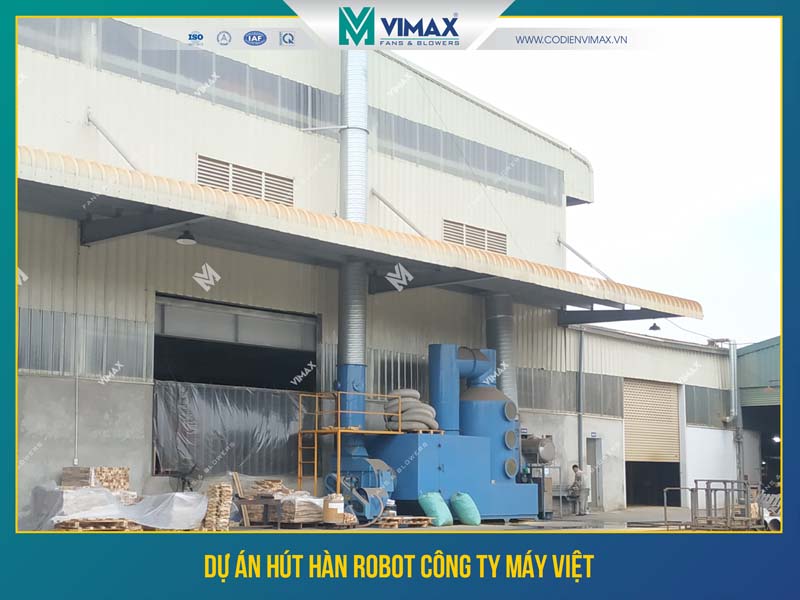 Robot Welding Dust Vacuum Cleaning System At Viet Machinery Company - Vimax - 4