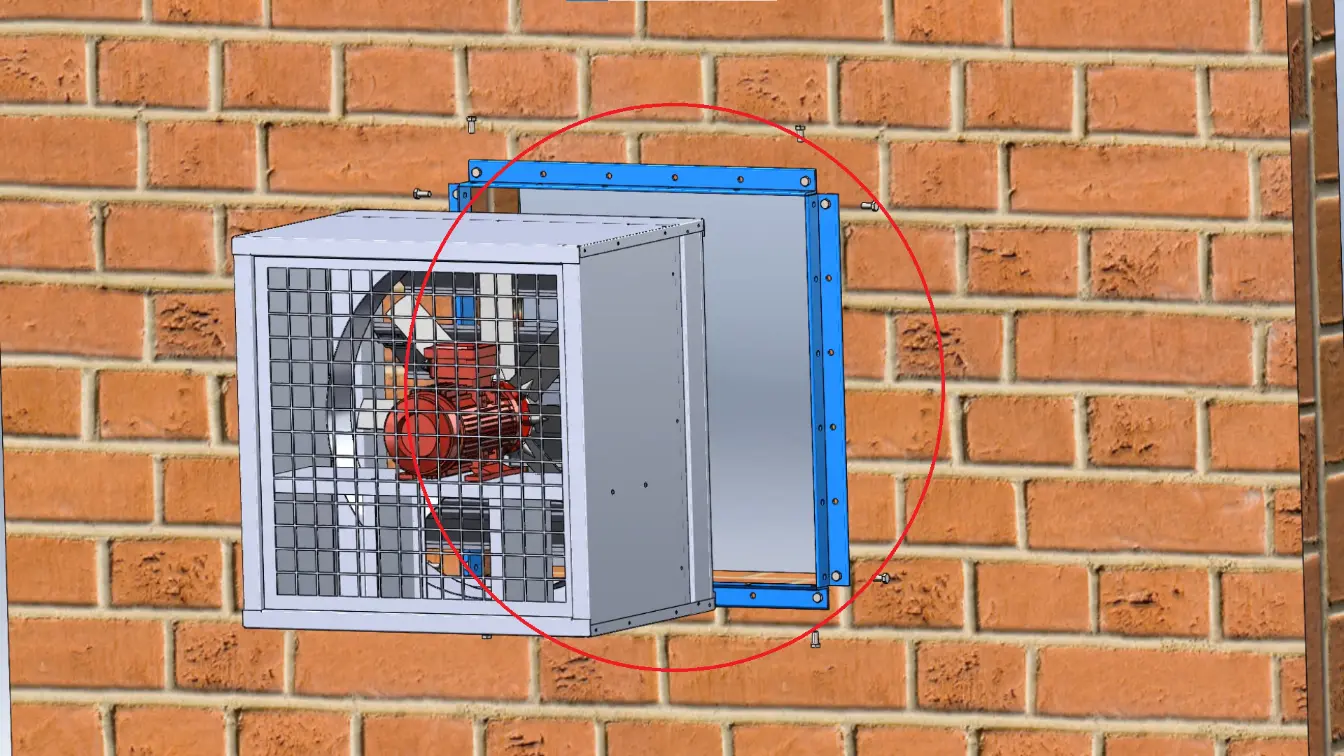 Smoke Exhaust Fans Installation - Vimax Step 2