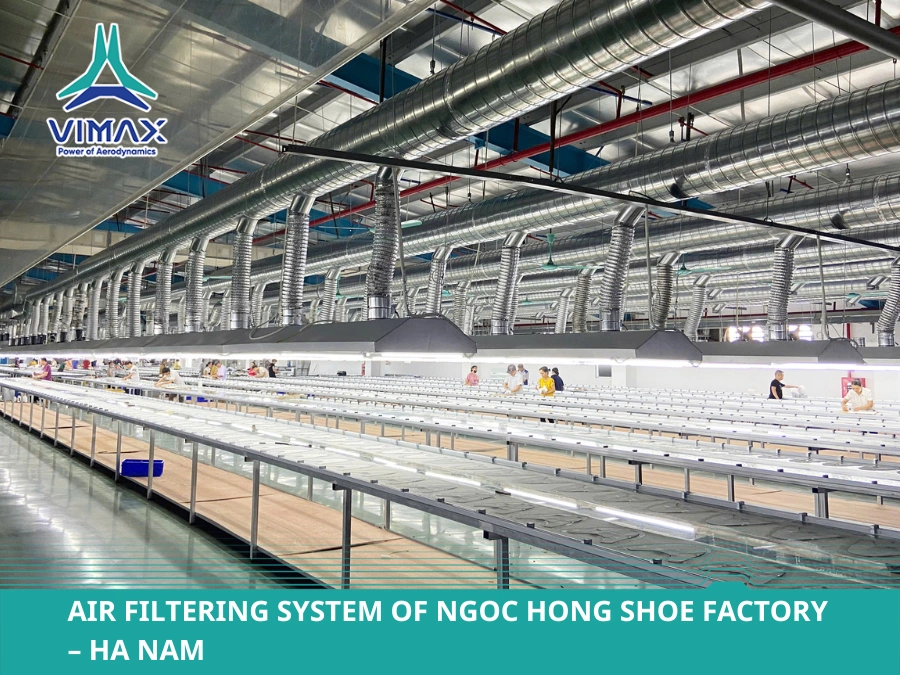 Air Filtering System Of Ngoc Hong Shoe Factory - Ha Nam