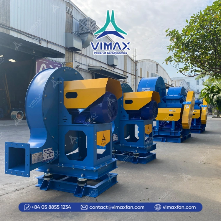 Boiler Combustion Air Centrifugal Fan Manufactured By VIMAXFAN GLOBAL | Customizable
