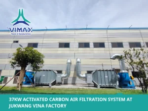 37KW Activated Carbon Air Filtration System at Jukwang Vina Factory