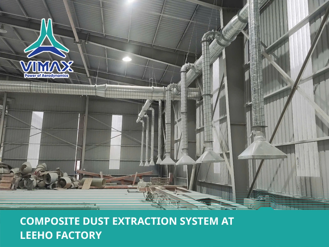 Composite Dust Extraction System at Leeho Factory