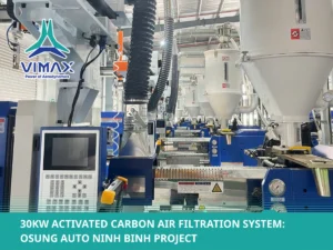 30kW Activated Carbon Air Filtration System: OSUNG AUTO Ninh Binh Project