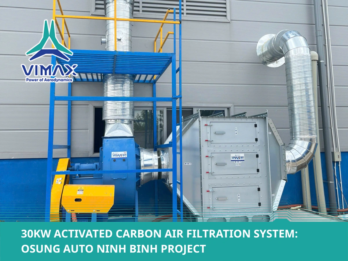 30kW Activated Carbon Air Filtration System: OSUNG AUTO Ninh Binh Project