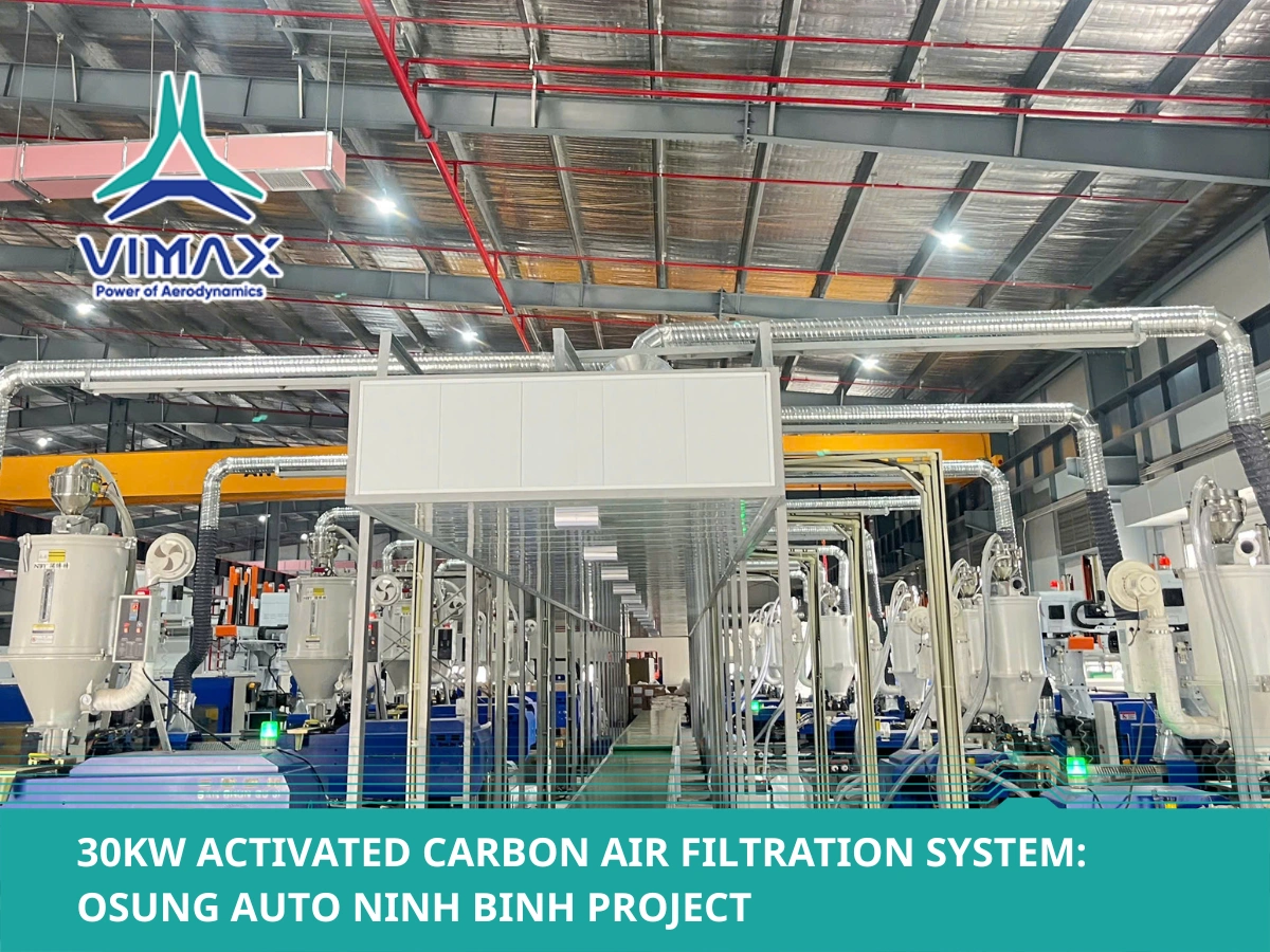 30kW Activated Carbon Air Filtration System: OSUNG AUTO Ninh Binh Project